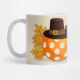 Thanksgiving Pickleball Funny Pickleball Turkey Thanksgiving Mug